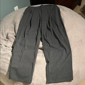 H&M Gray Pinstripe Pants